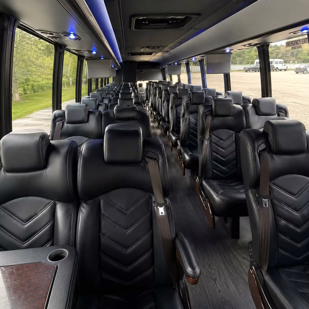 28 passenger minibus inside
