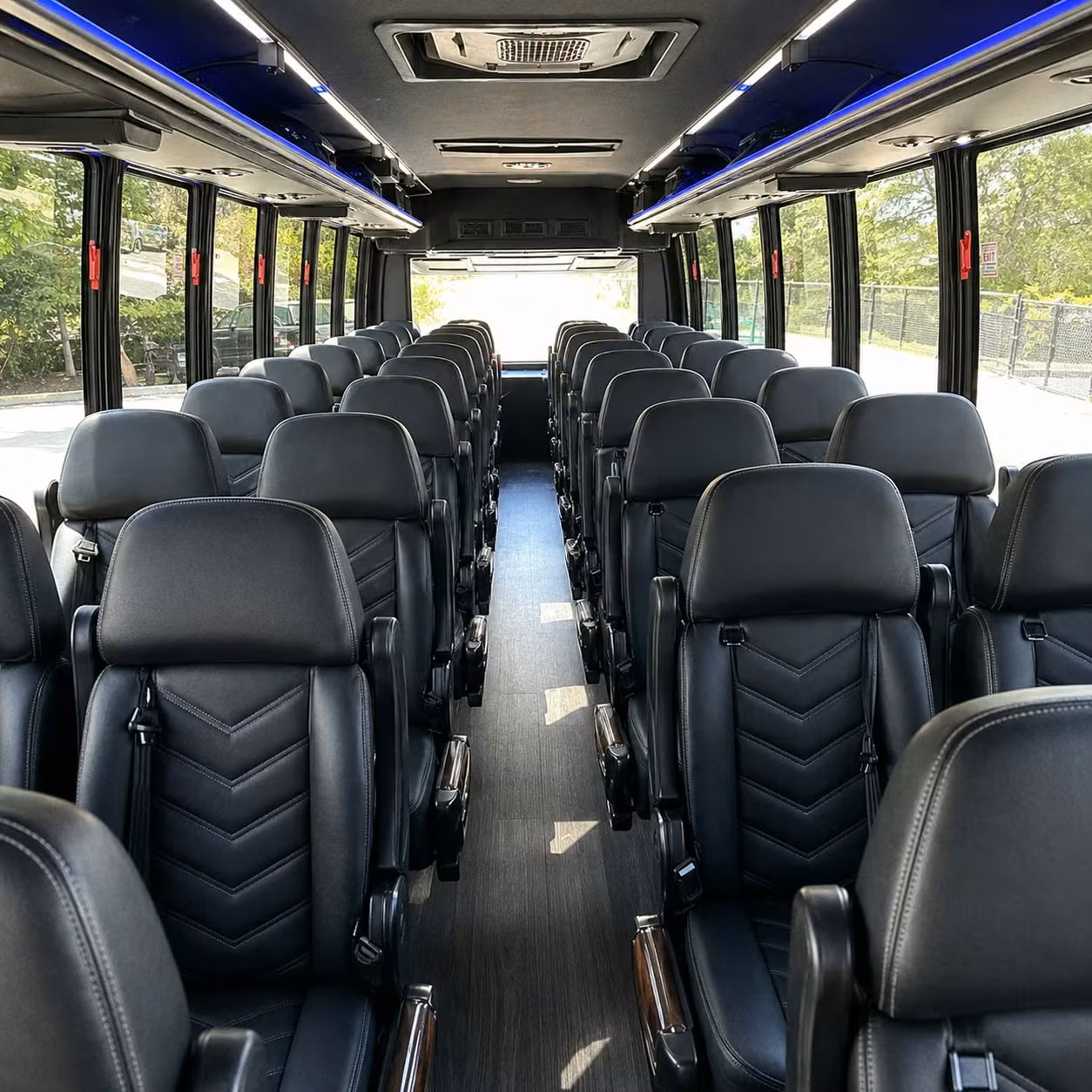 35 passenger minibus interior